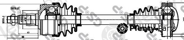  GSP part 235002 Drive Shaft