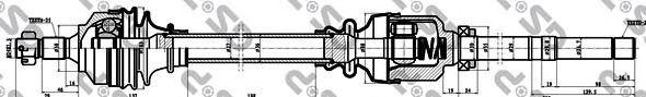 GSP part 245104 Drive Shaft