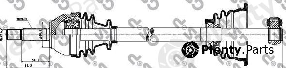  GSP part 250001 Drive Shaft