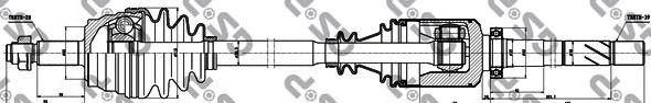  GSP part 250249 Drive Shaft