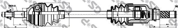  GSP part 250353 Drive Shaft