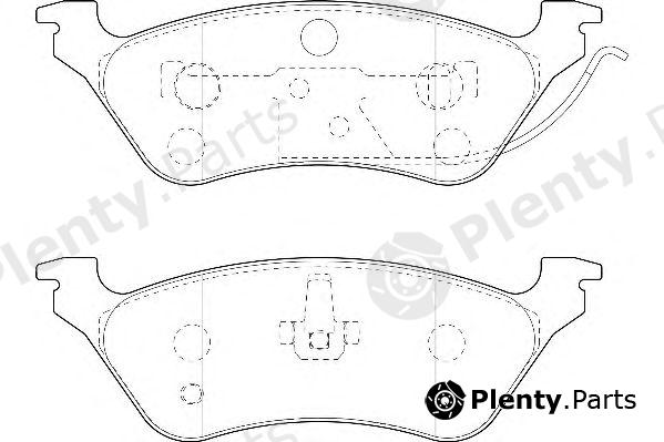  WAGNER part WBP24036A Brake Pad Set, disc brake