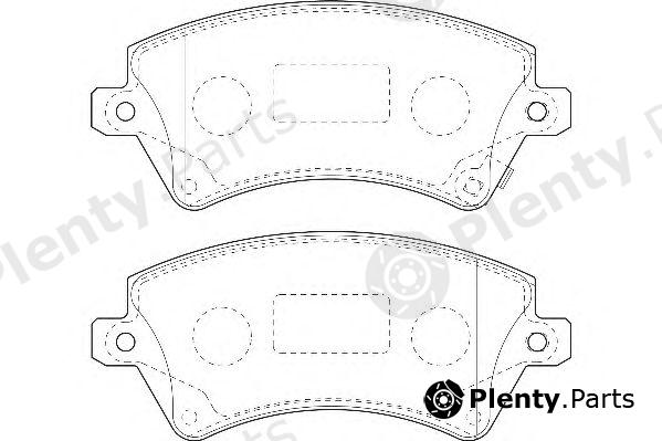  WAGNER part WBP23766A Brake Pad Set, disc brake