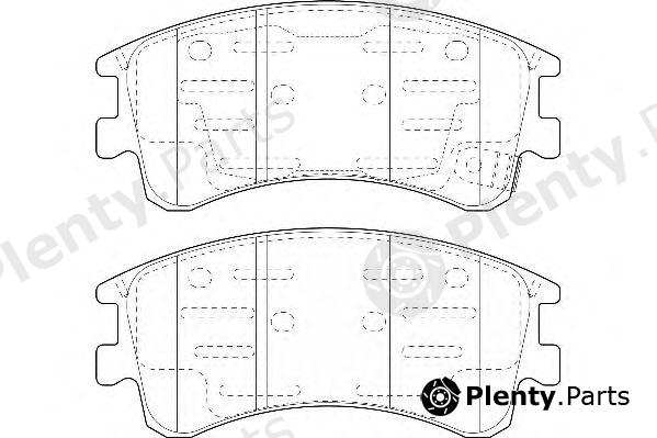  WAGNER part WBP24046A Brake Pad Set, disc brake