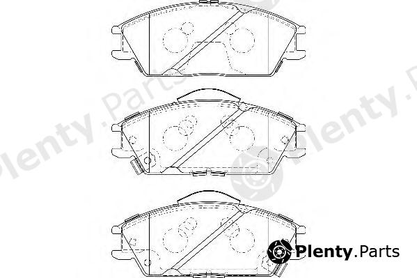  WAGNER part WBP21012B Brake Pad Set, disc brake