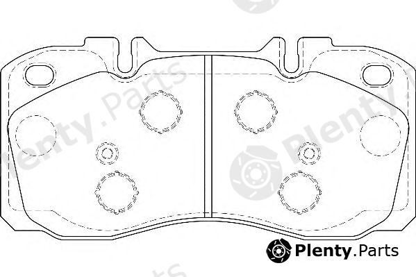  WAGNER part WBP29122A Brake Pad Set, disc brake