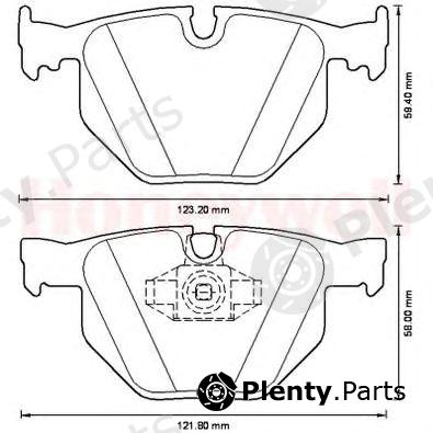  BENDIX part 573228B Brake Pad Set, disc brake