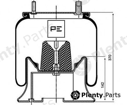  PE Automotive part 08418171A Boot, air suspension