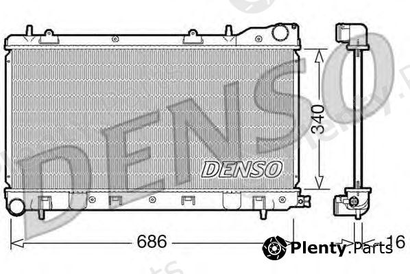  DENSO part DRM36003 Radiator, engine cooling