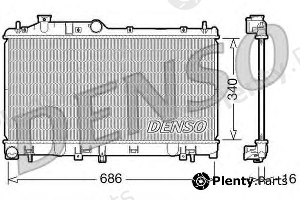  DENSO part DRM36007 Radiator, engine cooling