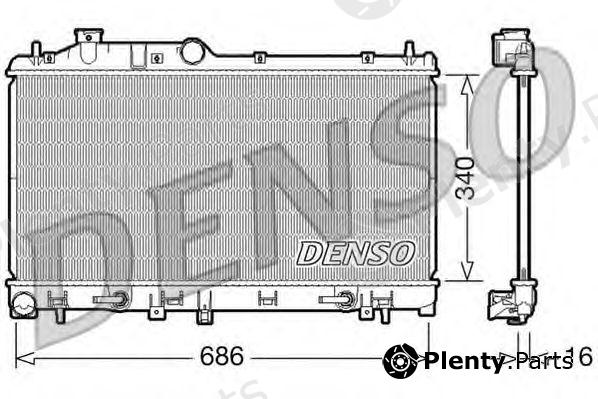  DENSO part DRM36008 Radiator, engine cooling