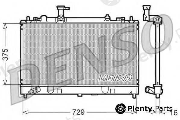  DENSO part DRM44011 Radiator, engine cooling