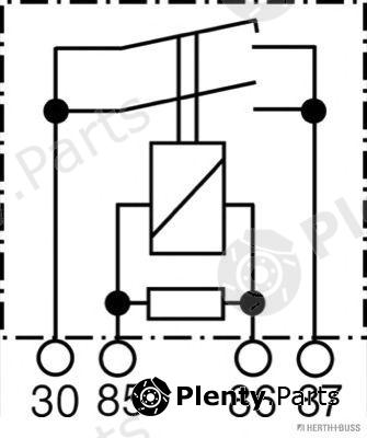  HERTH+BUSS ELPARTS part 75899302 Relay, main current