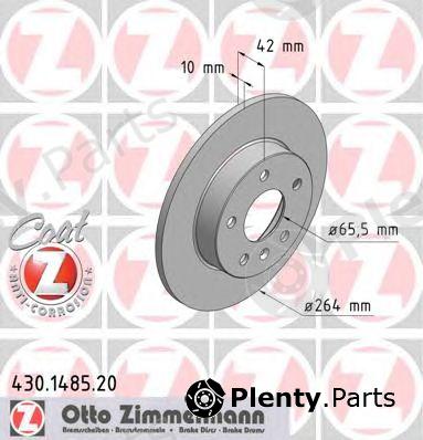  ZIMMERMANN part 430148520 Brake Disc