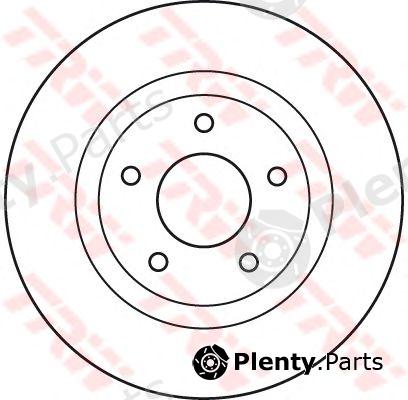  TRW part DF4932 Brake Disc