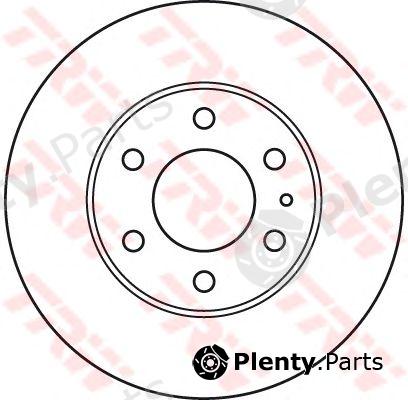  TRW part DF4987S Brake Disc