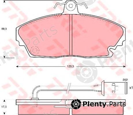  TRW part GDB479 Brake Pad Set, disc brake