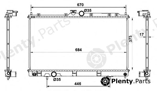  NRF part 53779 Radiator, engine cooling