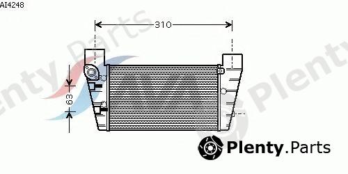  AVA QUALITY COOLING part AI4248 Intercooler, charger