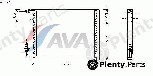  AVA QUALITY COOLING part AL5061 Condenser, air conditioning