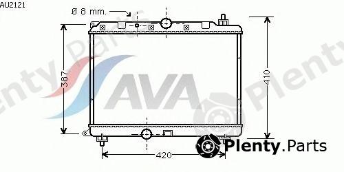  AVA QUALITY COOLING part AU2121 Radiator, engine cooling