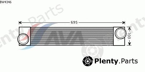  AVA QUALITY COOLING part BW4346 Intercooler, charger