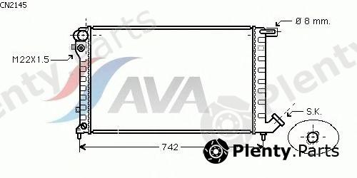  AVA QUALITY COOLING part CN2145 Radiator, engine cooling