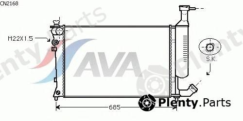  AVA QUALITY COOLING part CN2168 Radiator, engine cooling