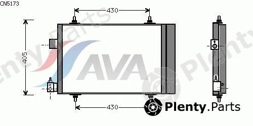  AVA QUALITY COOLING part CN5173 Condenser, air conditioning