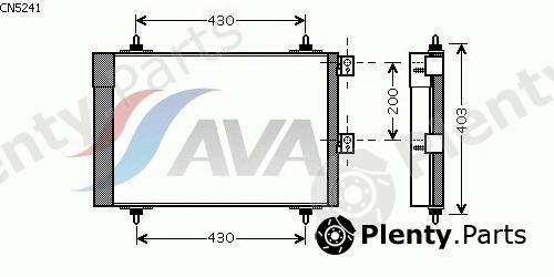  AVA QUALITY COOLING part CN5241 Condenser, air conditioning