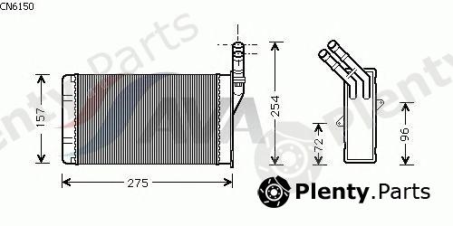  AVA QUALITY COOLING part CN6150 Heat Exchanger, interior heating