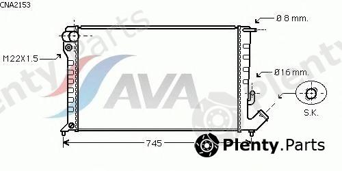  AVA QUALITY COOLING part CNA2153 Radiator, engine cooling