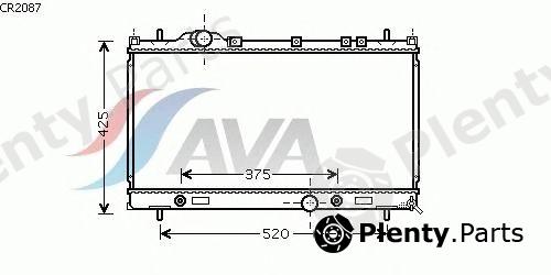  AVA QUALITY COOLING part CR2087 Radiator, engine cooling