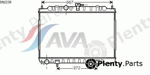  AVA QUALITY COOLING part DN2238 Radiator, engine cooling