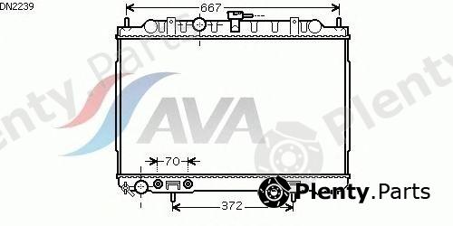  AVA QUALITY COOLING part DN2239 Radiator, engine cooling