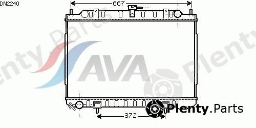  AVA QUALITY COOLING part DN2240 Radiator, engine cooling