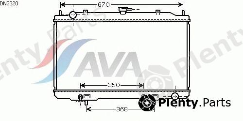  AVA QUALITY COOLING part DN2320 Radiator, engine cooling