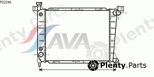 AVA QUALITY COOLING part FD2246 Radiator, engine cooling