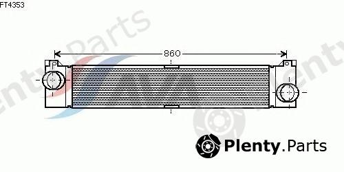  AVA QUALITY COOLING part FT4353 Intercooler, charger