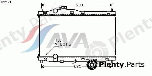  AVA QUALITY COOLING part HD2171 Radiator, engine cooling