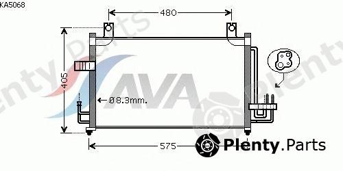  AVA QUALITY COOLING part KA5068 Condenser, air conditioning