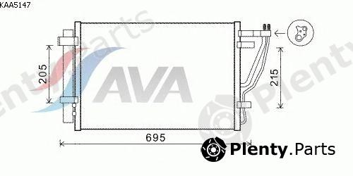  AVA QUALITY COOLING part KAA5147 Condenser, air conditioning