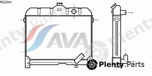  AVA QUALITY COOLING part MS2044 Radiator, engine cooling