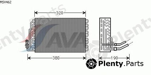 AVA QUALITY COOLING part MSV462 Evaporator, air conditioning