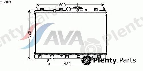  AVA QUALITY COOLING part MT2189 Radiator, engine cooling