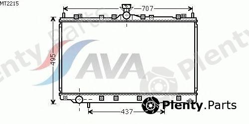  AVA QUALITY COOLING part MT2215 Radiator, engine cooling