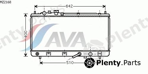  AVA QUALITY COOLING part MZ2168 Radiator, engine cooling
