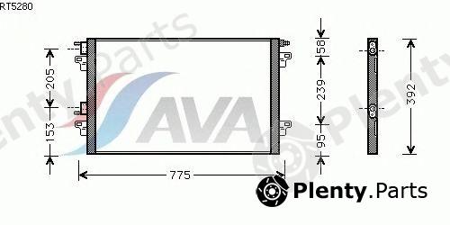  AVA QUALITY COOLING part RT5280 Condenser, air conditioning
