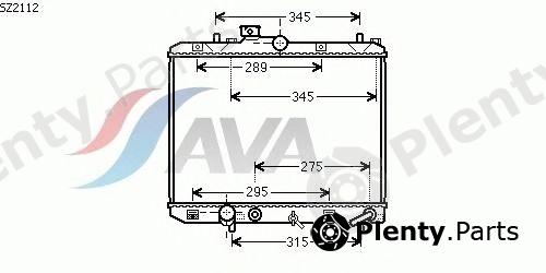  AVA QUALITY COOLING part SZ2112 Radiator, engine cooling