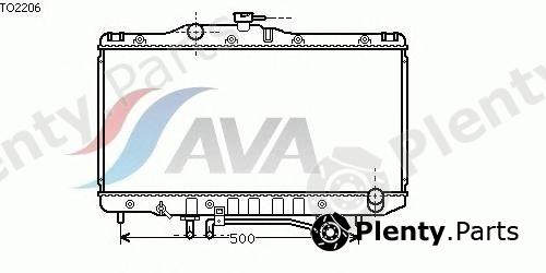  AVA QUALITY COOLING part TO2206 Radiator, engine cooling